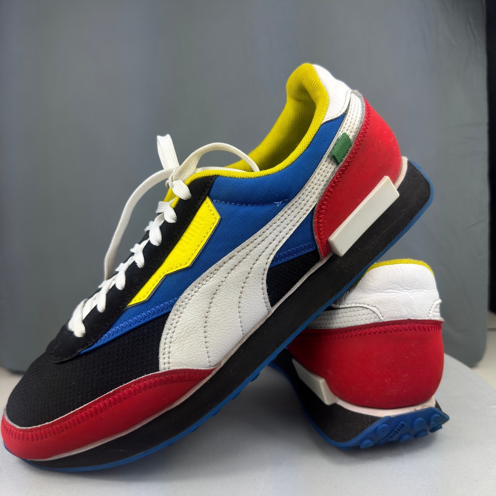 Puma Future Rider Double Raceway Mens Size 14 Athletic Shoes Multicolor Sneaker